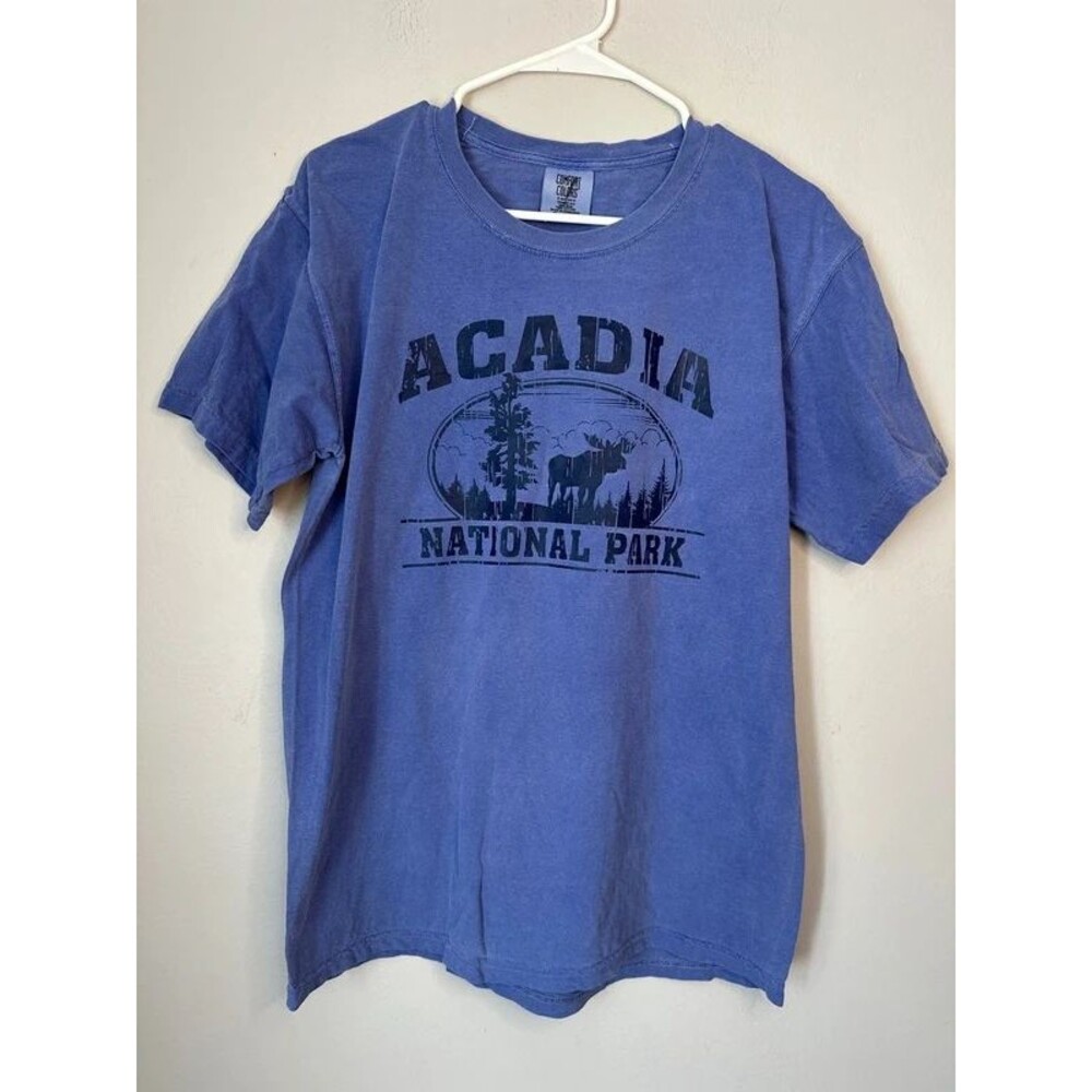 Acadia national Park Blue  T-shirt, size M